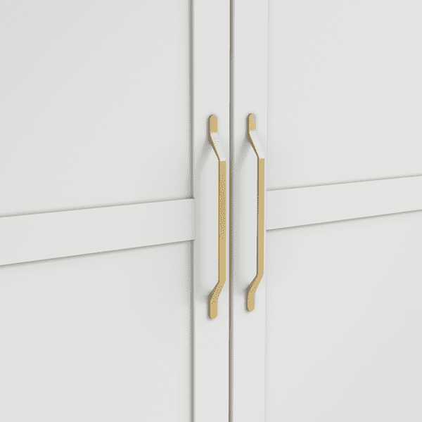 Gaultier White 2 Door Wardrobe - LD