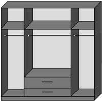 Oak Effect Wardrobe | Oak Effect | Furniture Factor
