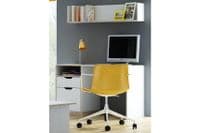 Gilmore White And Beech Effect Computer Office Desk SZHP40