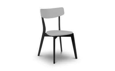 Girona Grey With Black Dining Chair 24JB234