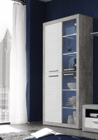 Gloss Display Cabinets with Glass Doors - Online outlet