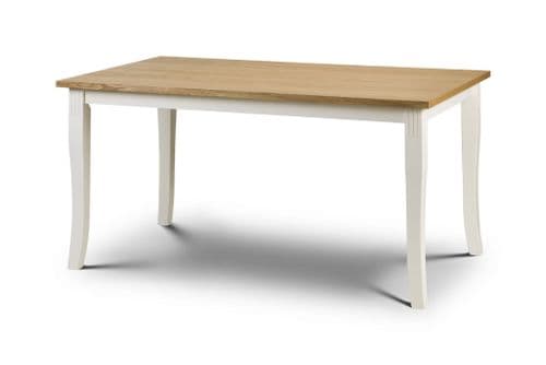 Guernica Oiled Oak And Grey Dining Table 24JB374