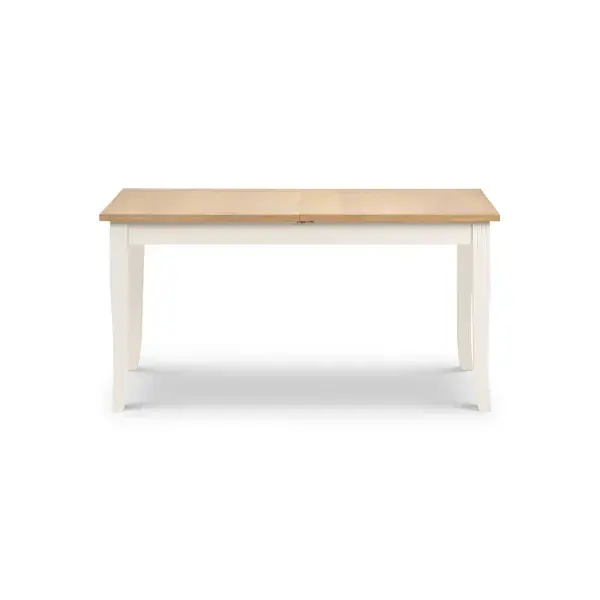 Guernica Oiled Oak And Ivory Extending  Dining Table 24JB372