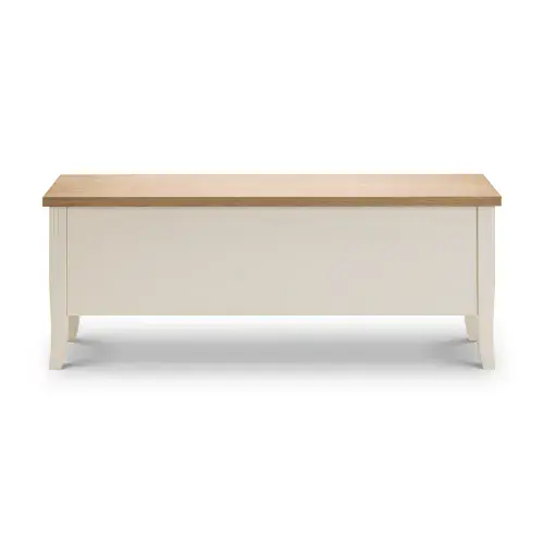 Guernica Oiled Oak And Ivory Storage Bench 24JB373