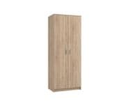 Hana Oak Effect 2 Door Wardrobe with Hanging Rail