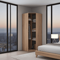 Delta 2 Door Corner Wardrobe Cupboard - Top Quality !