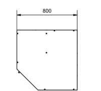 Delta 2 Door Corner Wardrobe Cupboard - Top Quality !
