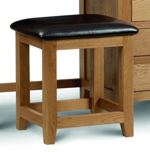 Hellín Classic White Oak Waxed Finish Dressing Stool JB328