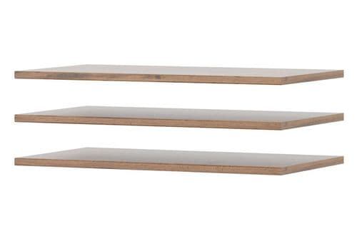 Hilton Grey With Oak Effect Shelves SZLV81