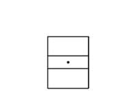 Hilton Matt White With Oak Effect Bedside Table L LSZLV68