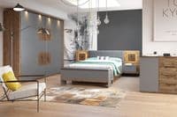 Hilton Oak Effect Panel For Wardrobe With Lights SZLV84