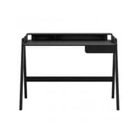 Honda Matte Black Ash Veneer Home Office Desk - 24LD