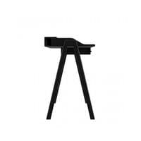 Honda Matte Black Ash Veneer Home Office Desk - 24LD