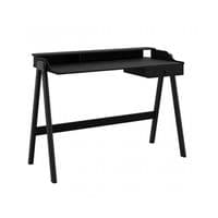 Honda Matte Black Ash Veneer Home Office Desk - 24LD