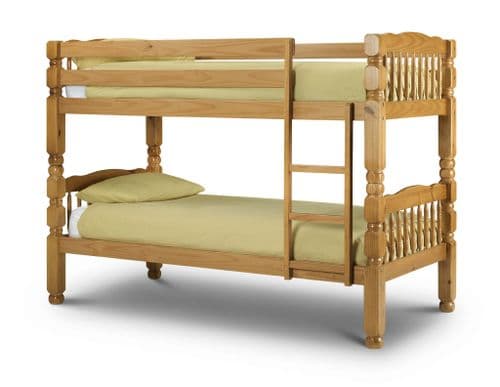 Huelva Solid Pine Antique Lacquered Finish Bunk Bed JB150