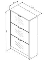Calvino Display Cabinet in High Gloss White & Walnut - furniturefactor.co.uk