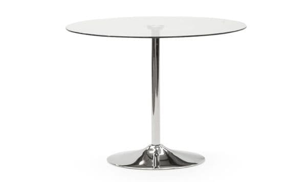 Iguala Clear Large Round Dining Table 23VD788