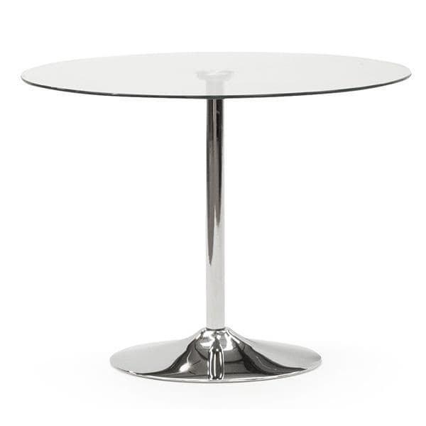 Iguala Clear Small Round Dining Table 23VD790