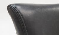Imola Ink Blue Leather Dining Chair 218VD361