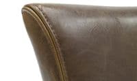 Imola Tan Brown Leather Dining Chair 218VD362
