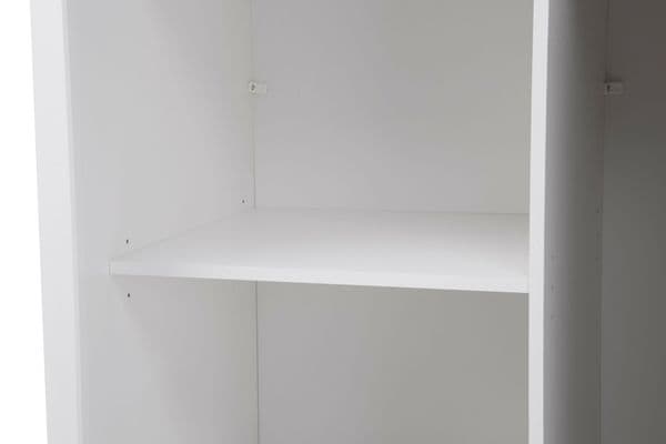Inova White Large 200cm Mirrored Sliding Door Wardrobe - 8XRU4420