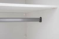 Inova White Large 200cm Mirrored Sliding Door Wardrobe - 8XRU4420