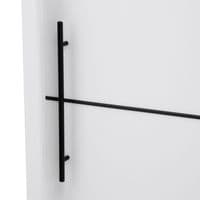 Inova White Large 200cm Mirrored Sliding Door Wardrobe - 8XRU4420