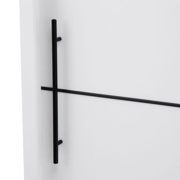 Inova White Large 200cm Mirrored Sliding Door Wardrobe - 8XRU4420