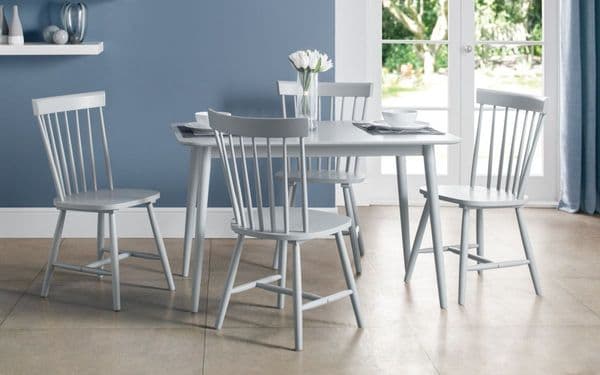 Irun Grey Lacquered Finish Dining Table 18JB531