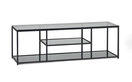 Jena Black Smoked Glass TV Unit 24JB254
