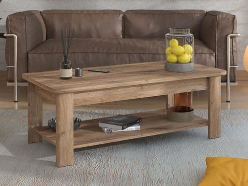 Jersey Oak Effect Coffee Table - 11011983 S/O