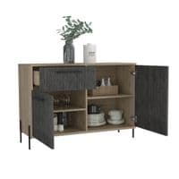 Johnson Sideboard 2 Doors & 1 Drawer in Oak HR914 CP