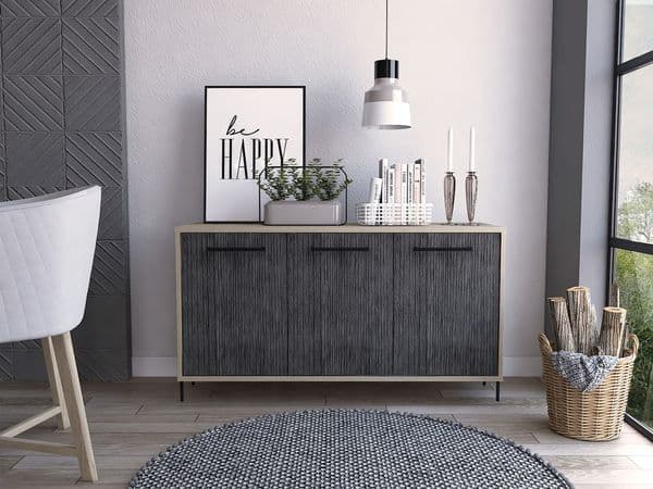 Johnson Sideboard 3 Doors in Oak HR916 CP