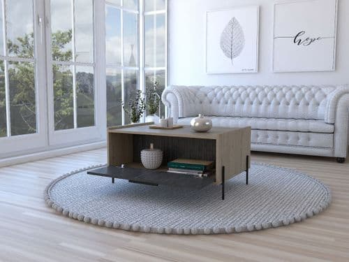 Johnson Storage Coffee Table in Oak HR902 CPvvvv