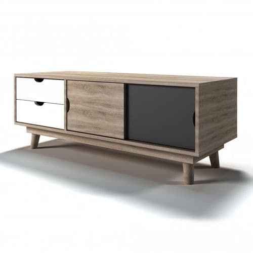Jumieges Grey And Oak TV Unit 19LD481