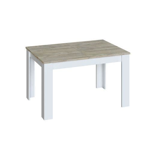 Kendrick White And Alaska Oak Effect Extending Dining Table 0C4586A S/O