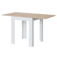 Kendrick White And Light Oak Effect Small Extending Dining Table 0F4589A /O