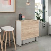 Kendrick White And Oak Effect Butterfly Table