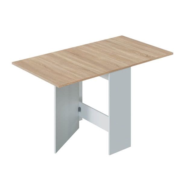 Kendrick White And Oak Effect Butterfly Table