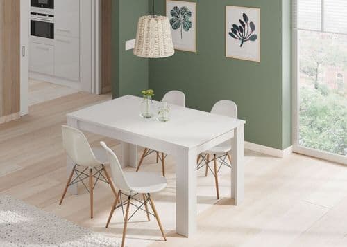 Kendrick White Extending Dining Table 004586A S/O