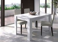 Kendrick White Gloss Extending Dining Table 004586BO S/O