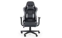Koblenz Black & Grey Faux Leather Gaming Chair 24JB296