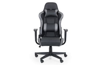 Koblenz Black & Grey Faux Leather Gaming Chair 24JB296
