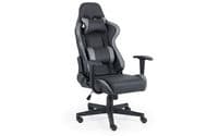 Koblenz Black & Grey Faux Leather Gaming Chair 24JB296