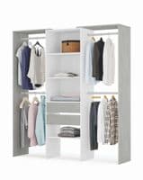 Premium Large Open Door Concrete Grey and White Robe - Online Outlet