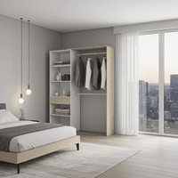 Kubik Open Wardrobe with Shelves - Online Outlet