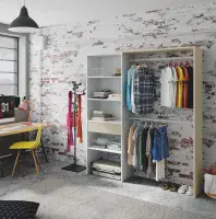 Kubik Open Wardrobe with Shelves - Online Outlet