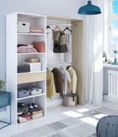 Kubik Open Wardrobe with Shelves - Online Outlet
