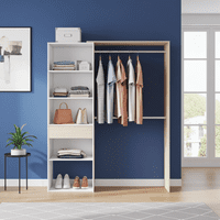 Kubik Open Wardrobe with Shelves - Online Outlet