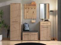 Landes Shallow Wardrobe 40cm Depth - Online Outlet UK